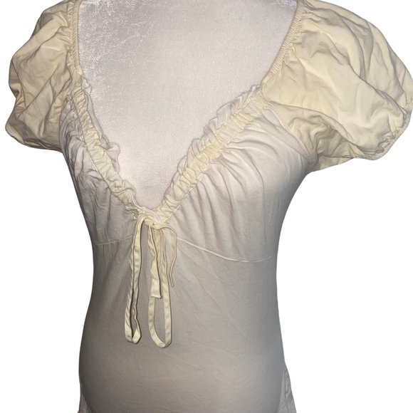 Front Tie Peasant Top ASO Elena Gilbert - Picture 4 of 4